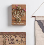 String Art "Wild and Free"