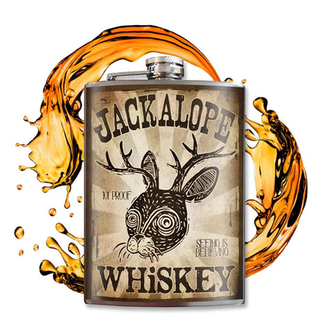 Flask "Jackalope Whiskey"