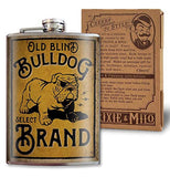 "Old Blind Bulldog" Flask