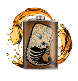 Flask "Tattooed Whale"