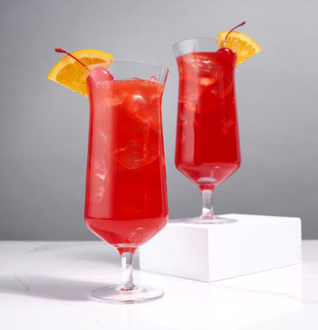 "Raye Crystal" Hurricane Glasses (Set of 2)